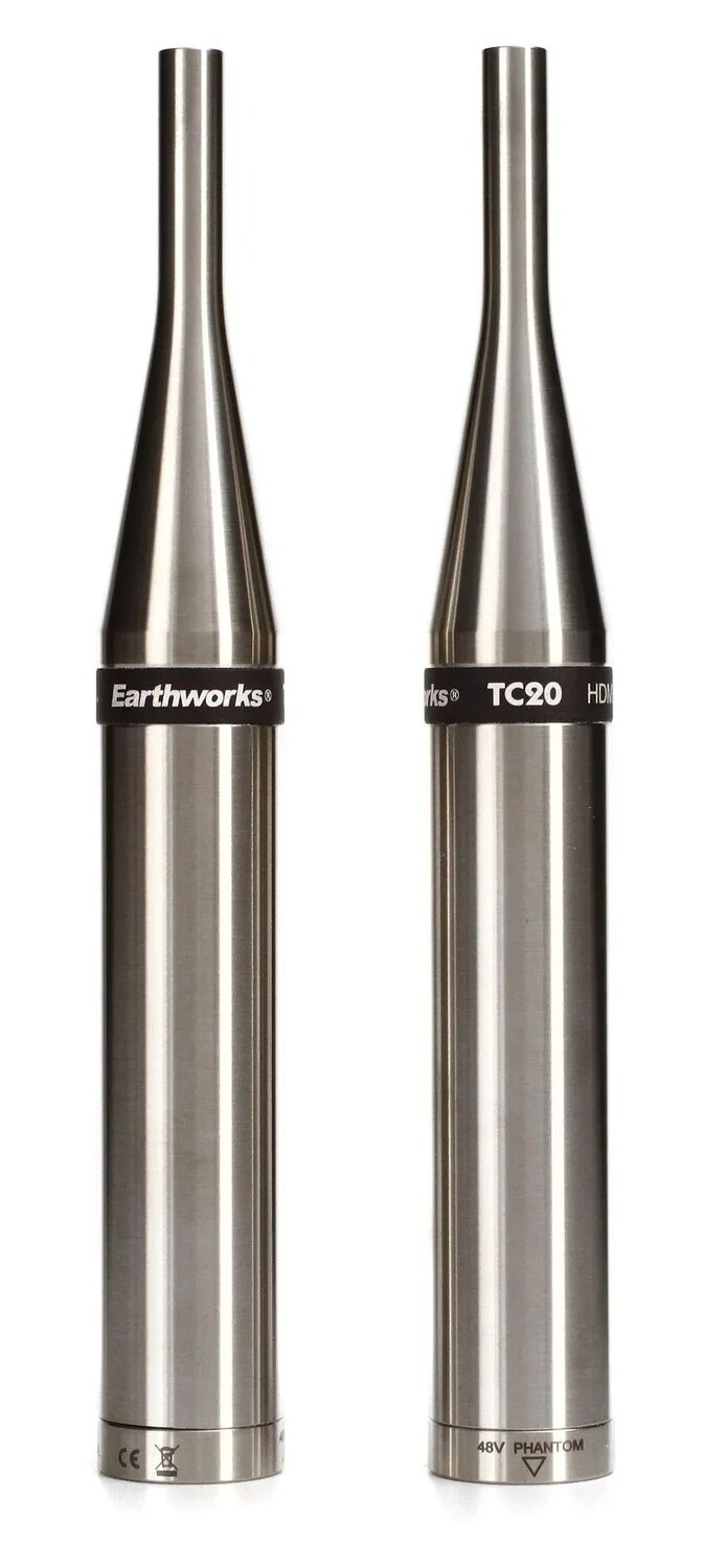 

Конденсаторный микрофон Earthworks TC20mp с малой диафрагмой — согласованная пара