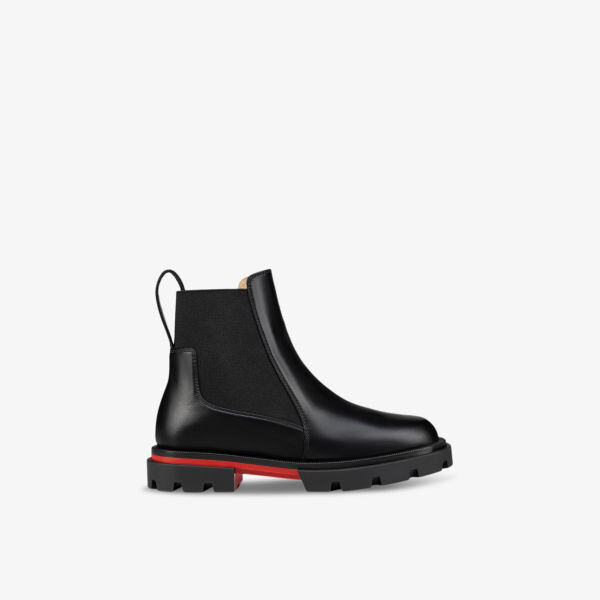 

Кожаные сапоги Marchacroche 4-9 лет Christian Louboutin, черный