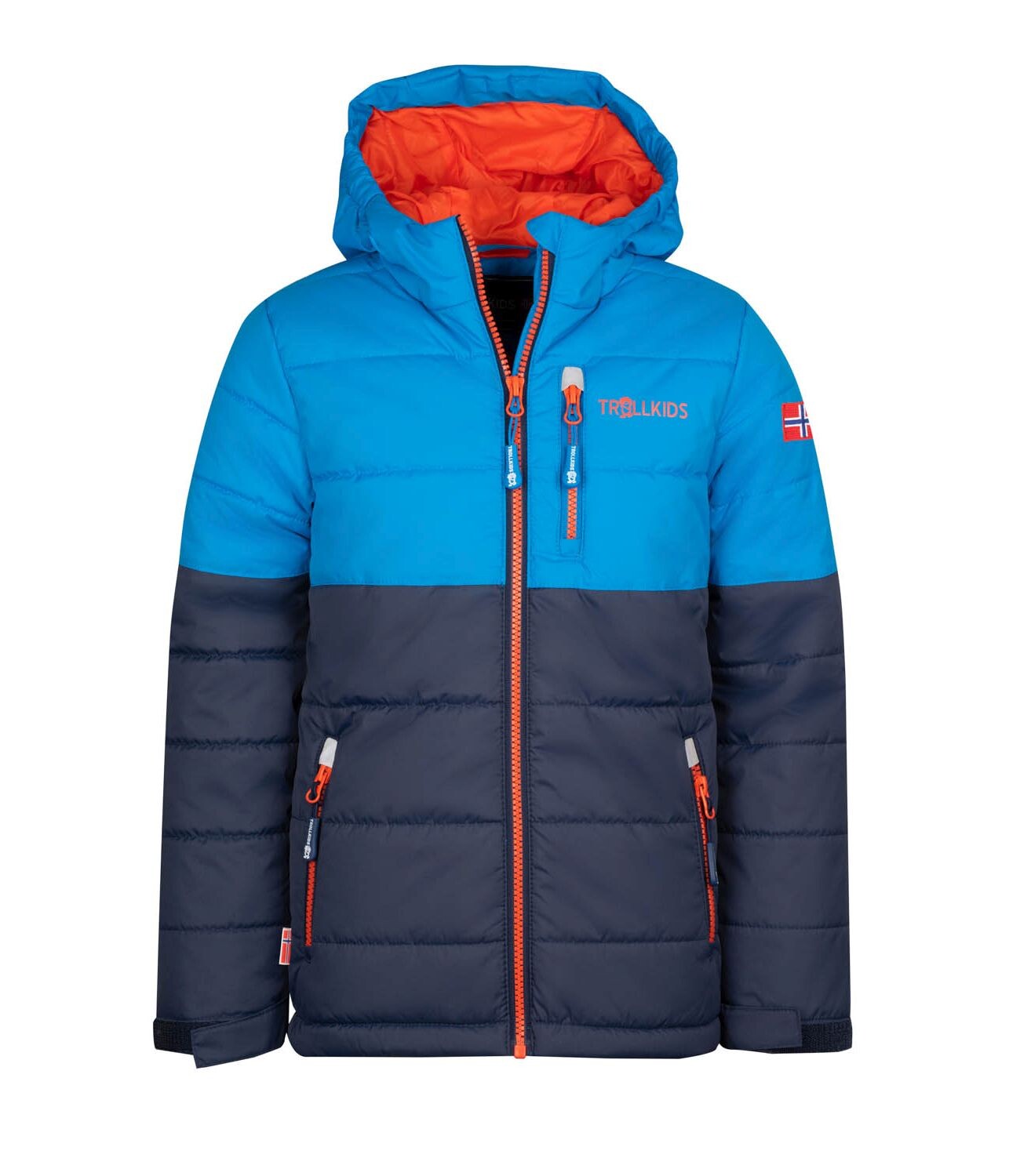 

Лыжная куртка Trollkids Skijacke/Winterjacke Hemsedal, цвет Marineblau/Orange