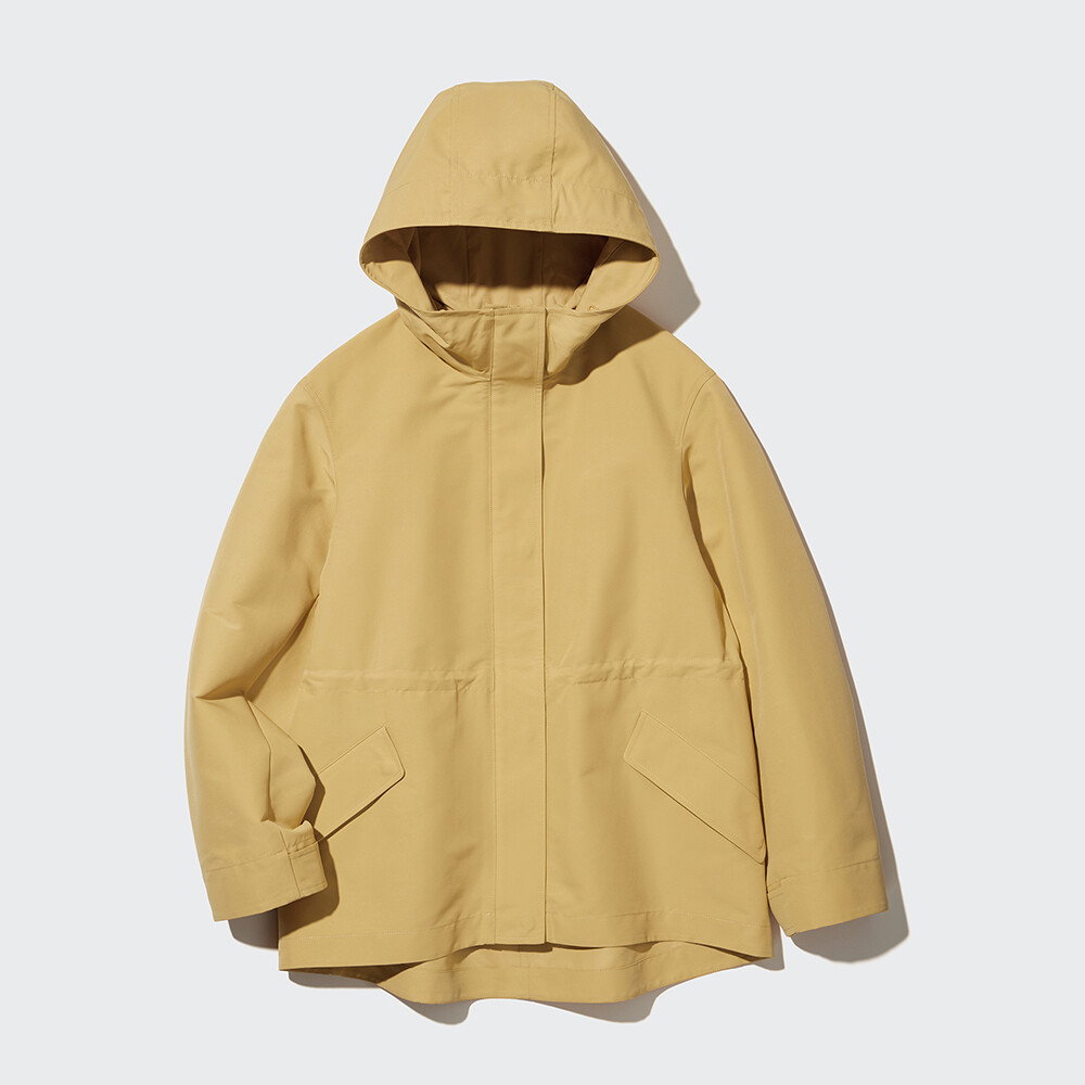 

Куртка Uniqlo водонепроницаемая, светло-желтый