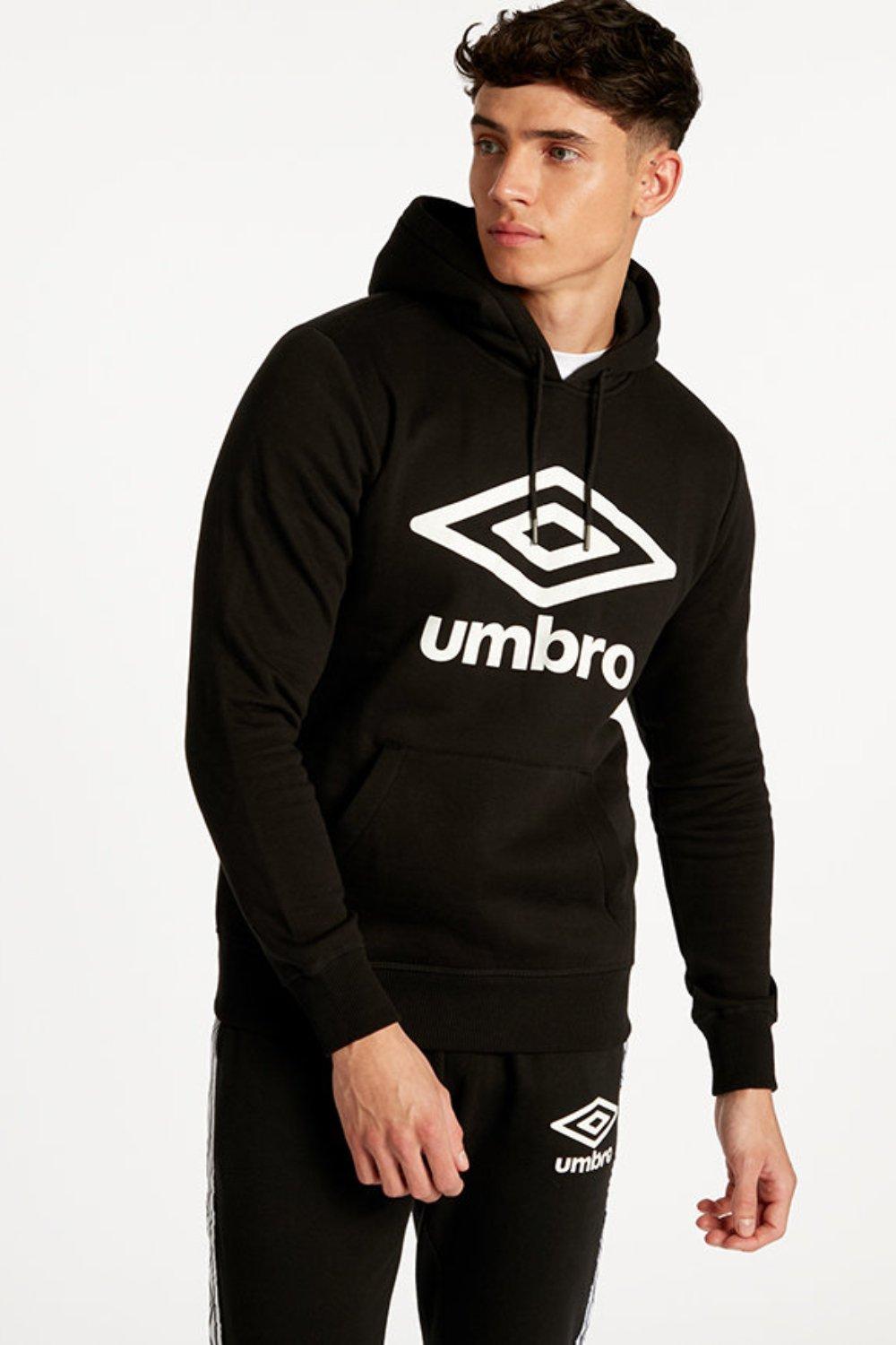 Толстовка с большим логотипом Umbro, черный