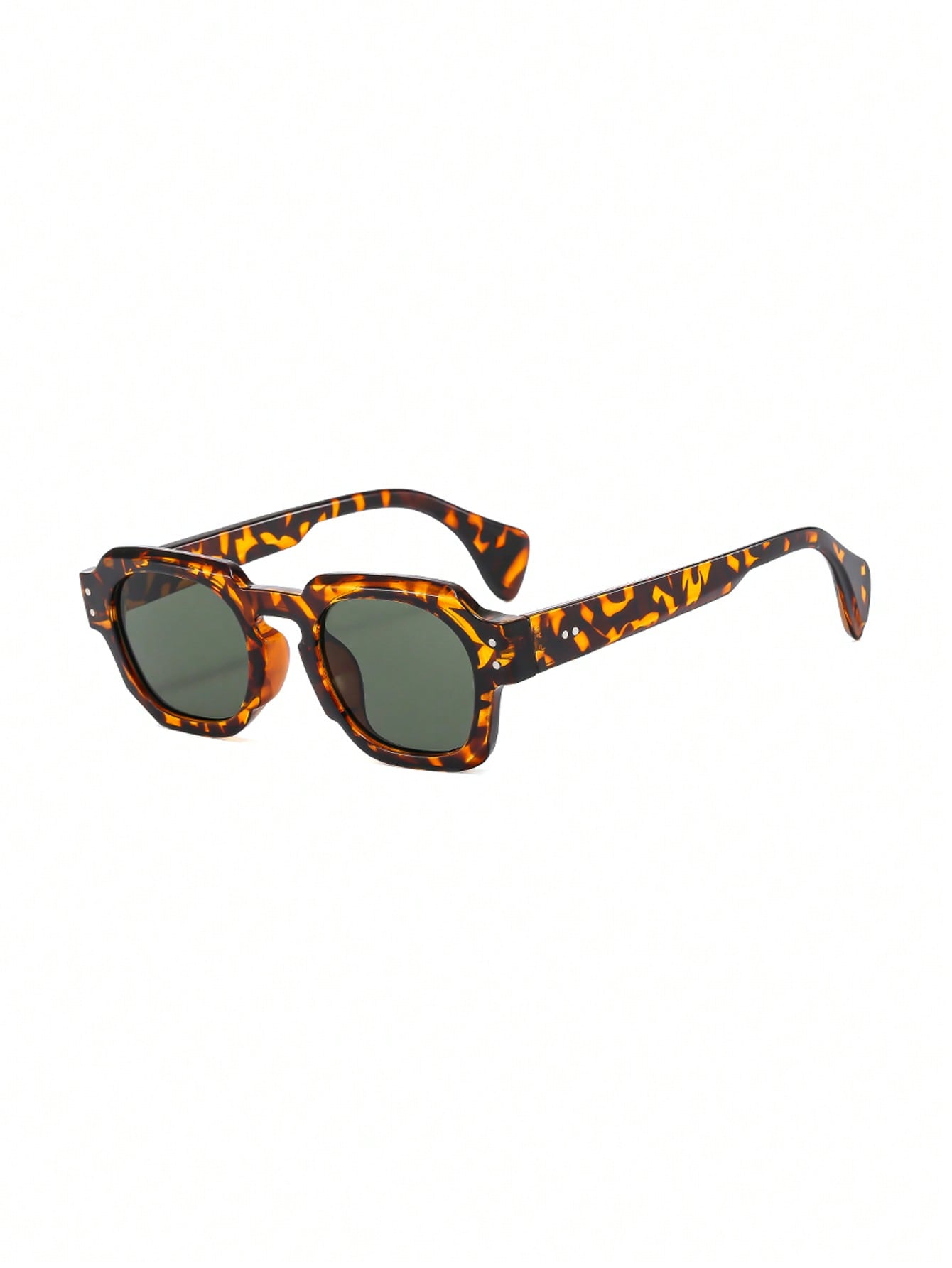1шт женские модные солнцезащитные очки квадратной формы для вечеринок с футляром для очков, многоцветный цена и фото