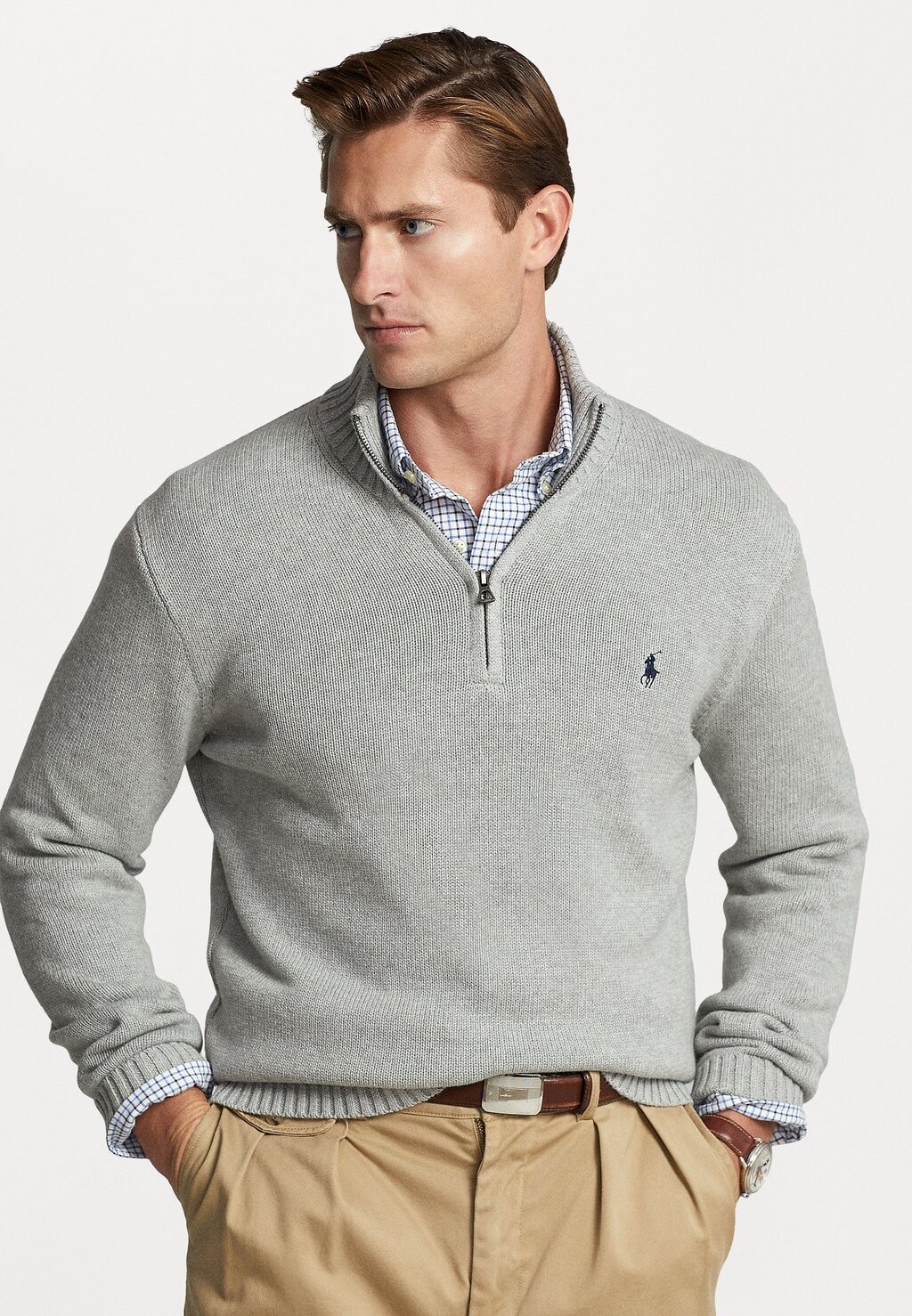 

Джемпер ДЖЕМПЕР НА ЧЕТВЕРТОЙ МОЛНИИ Polo Ralph Lauren, andover Heather