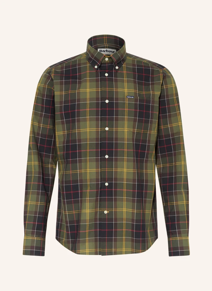 

Рубашка harris tailored fit Barbour, зеленый