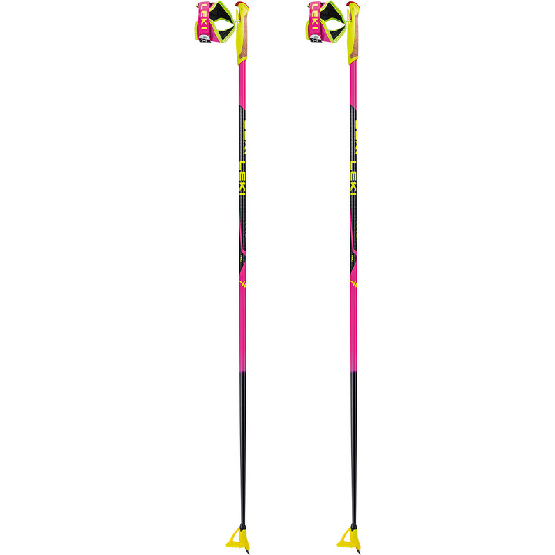 цена Детские палки для беговых лыж HRC Leki, розовый