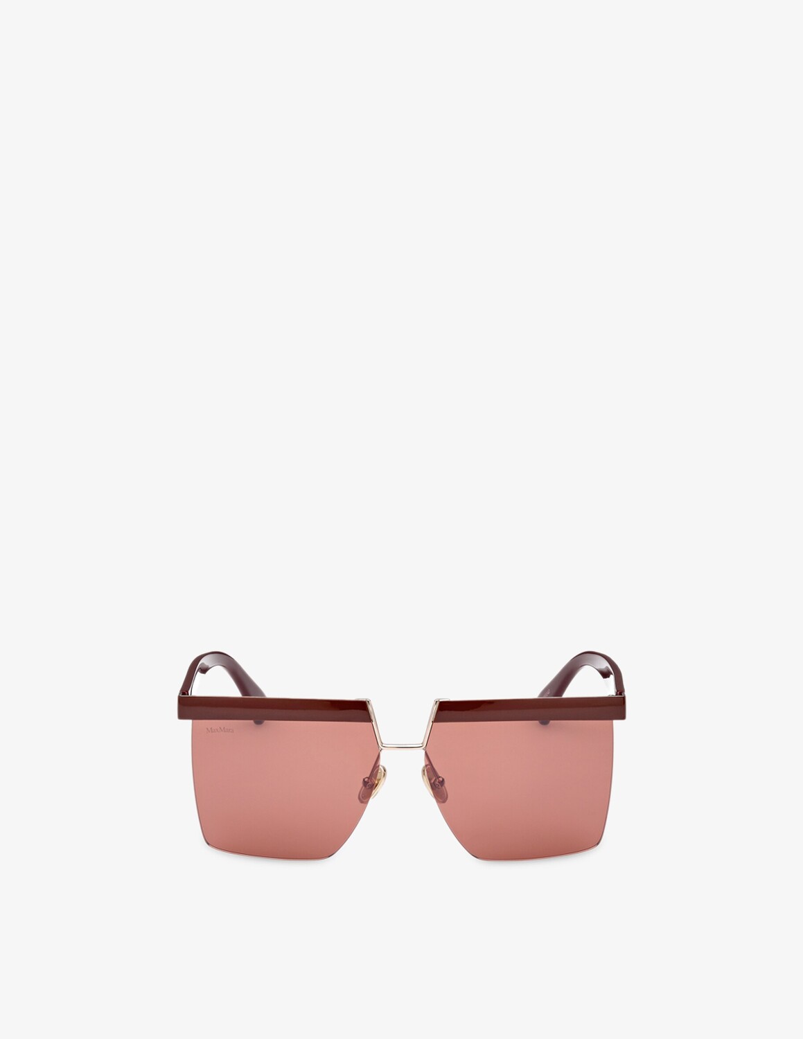 

Солнцезащитные очки MM0071 в квадратной оправе Max Mara, цвет Bordeaux Luc / Bordeaux