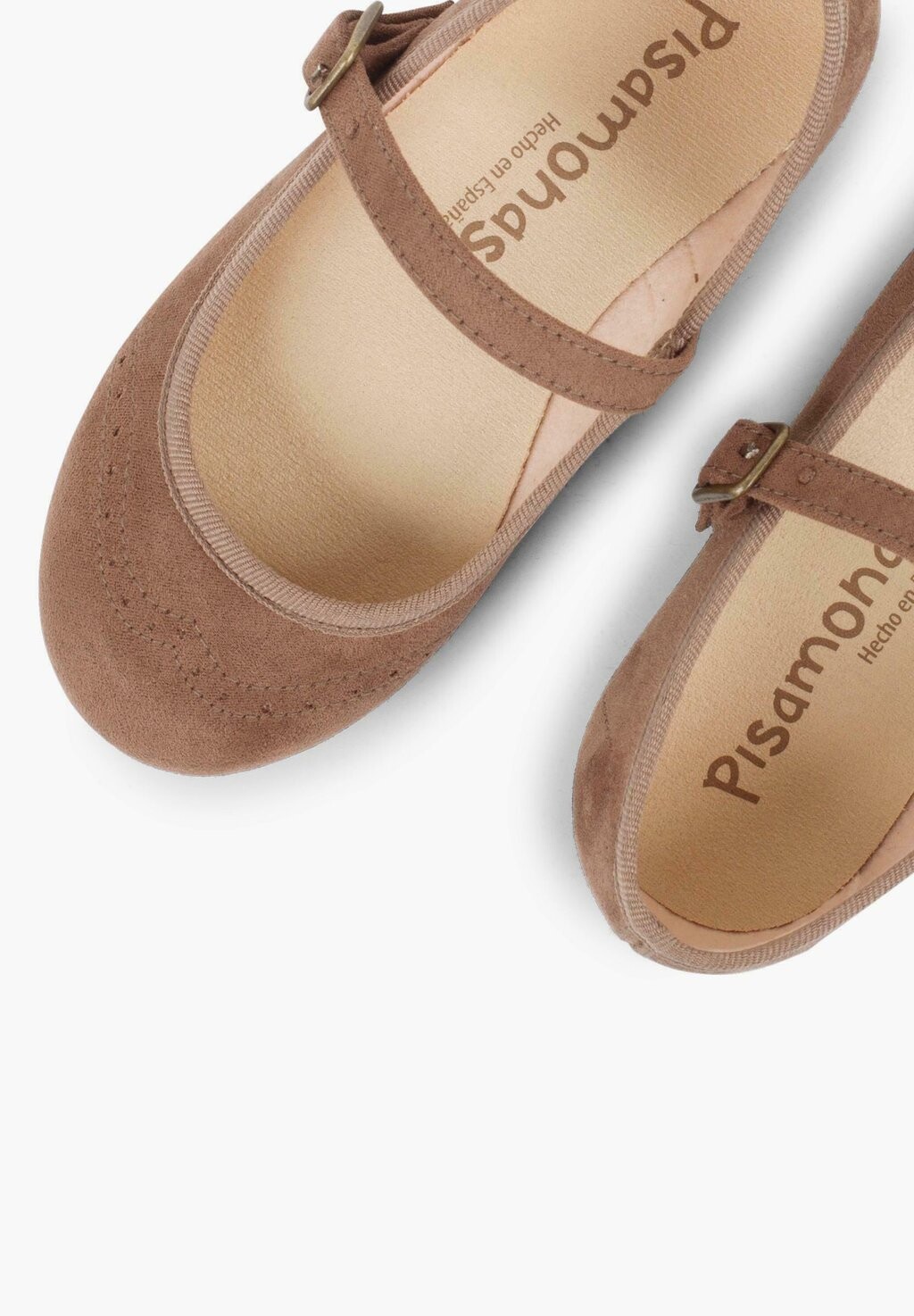 

Балетки с застежкой Pisamonas, цвет Wielbłądzi