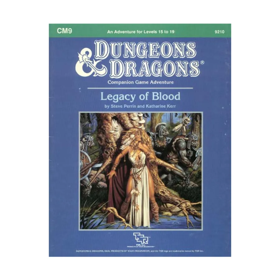 

Модуль Legacy of Blood, Basic Dungeons & Dragons (Original Edition) - Modules & Adventures - CM Series