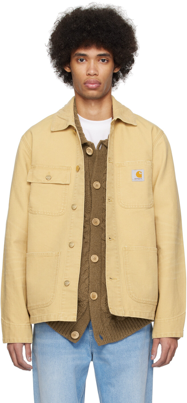 

Бежевая куртка «Мичиган» Carhartt Work In Progress, цвет Bourbon/Bourbon