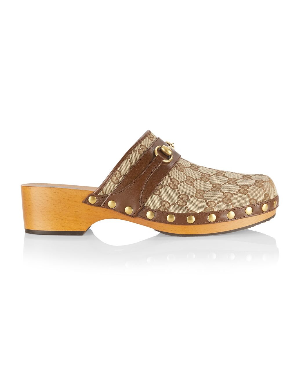 

Мюли Stann с монограммой Horsebit Gucci, бежевый