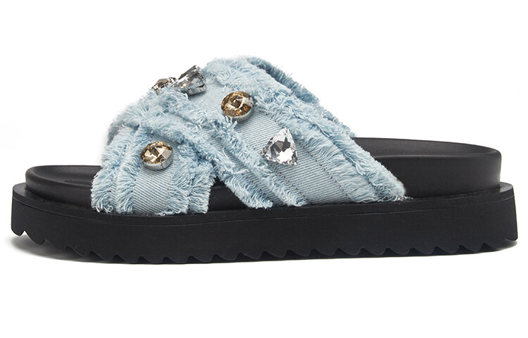 

Шлепанцы женские Herlook, цвет Denim Blue