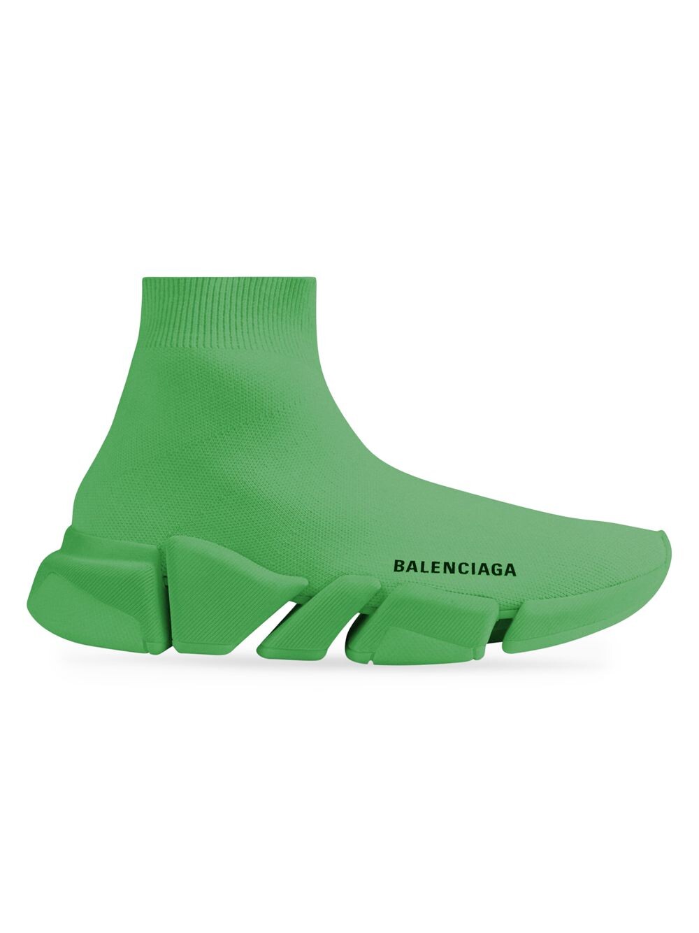 

Кроссовки Speed 2.0 из переработанного трикотажа Balenciaga, желтый