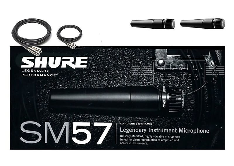 

Микрофон Shure SM57 Cardioid Dynamic Microphone