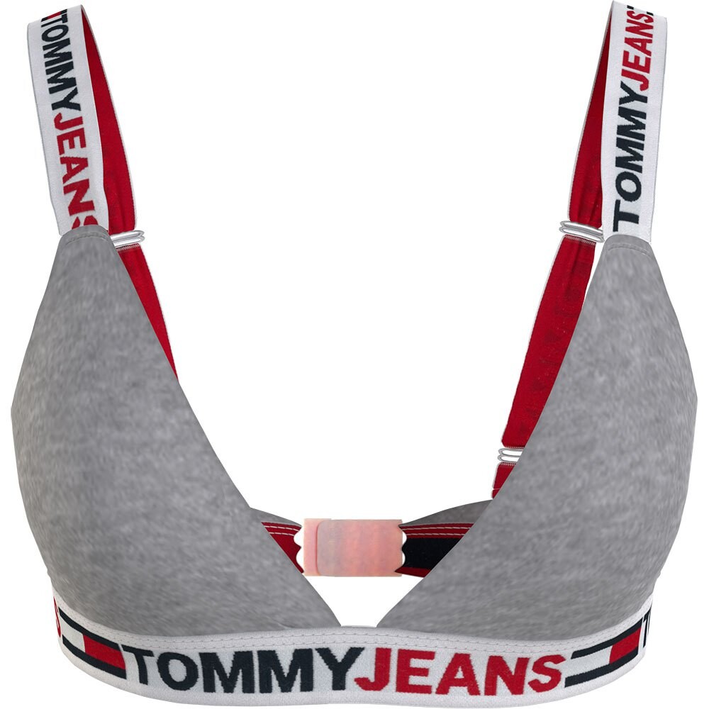 

Бюстгальтер Tommy Jeans Unlined Triangle, серый