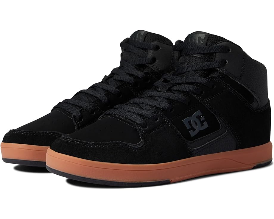 Кроссовки DC Cure Casual High-Top Boys Skate Shoes Sneakers, цвет Black/Gum