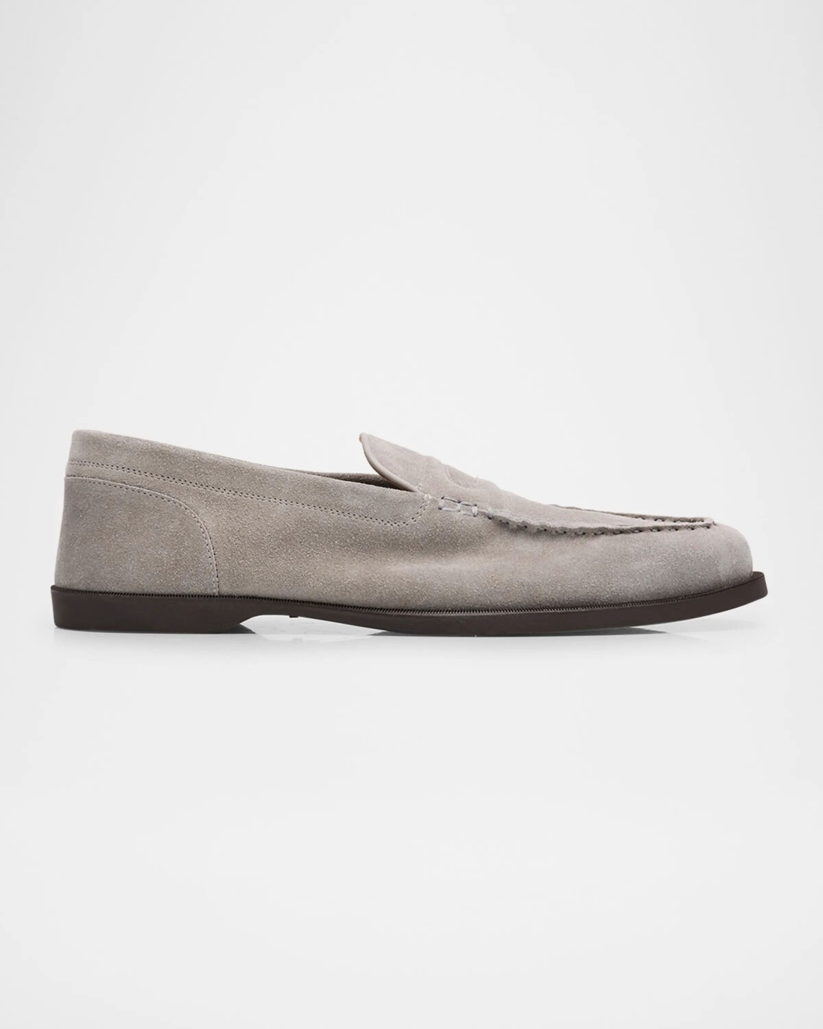 

Мужские пенни-лоферы из мягкой замши Pace John Lobb, цвет Lead