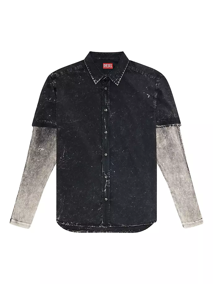 

Многослойная рубашка Marl-A Diesel, черный