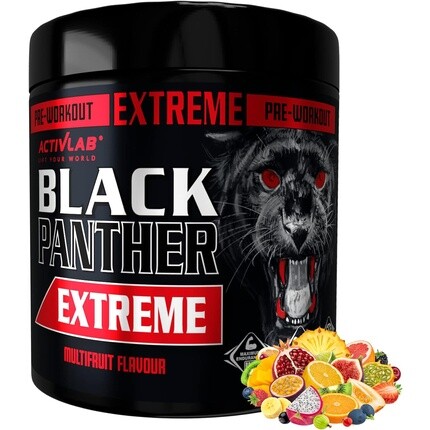

Activlab Black Panther Extreme предтренировочный порошок Energy с цитруллином, креатином, бета-аланином, кофеином, витамином B, HMB 300 г