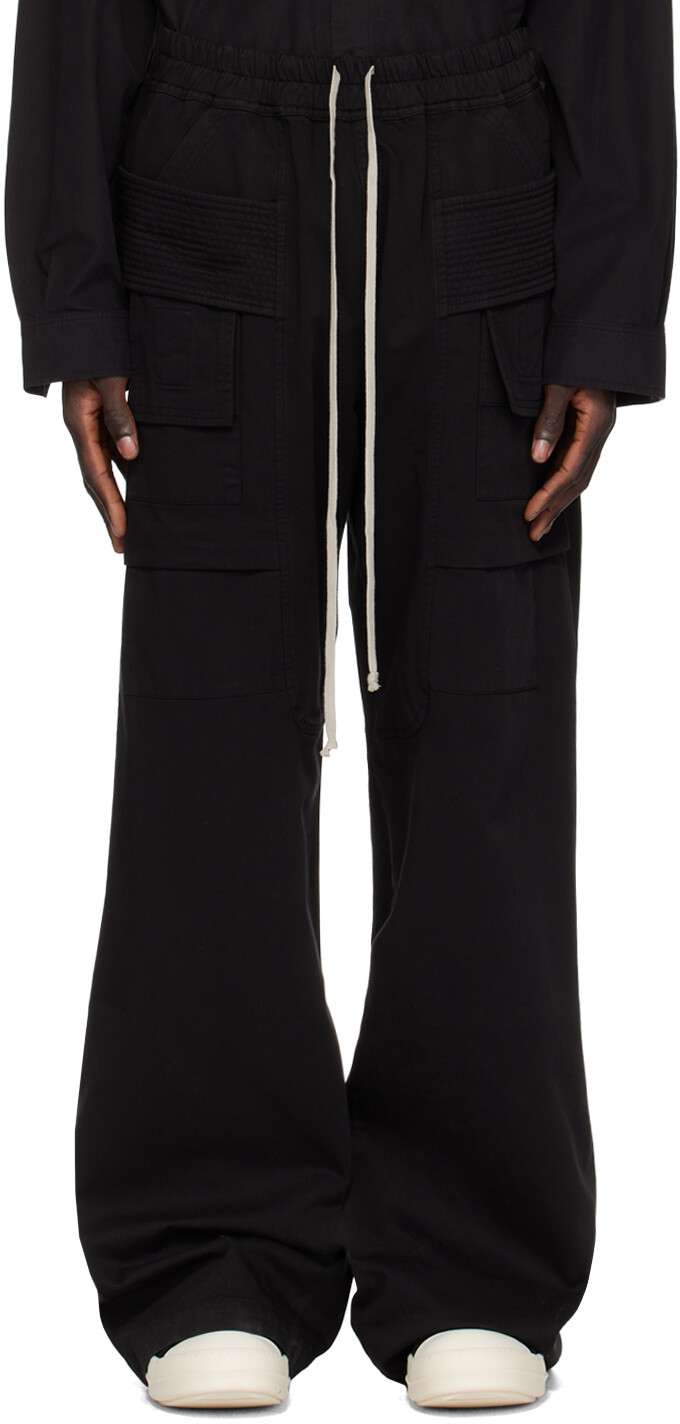

Черные брюки-карго Creatch Rick Owens Drkshdw, цвет Black
