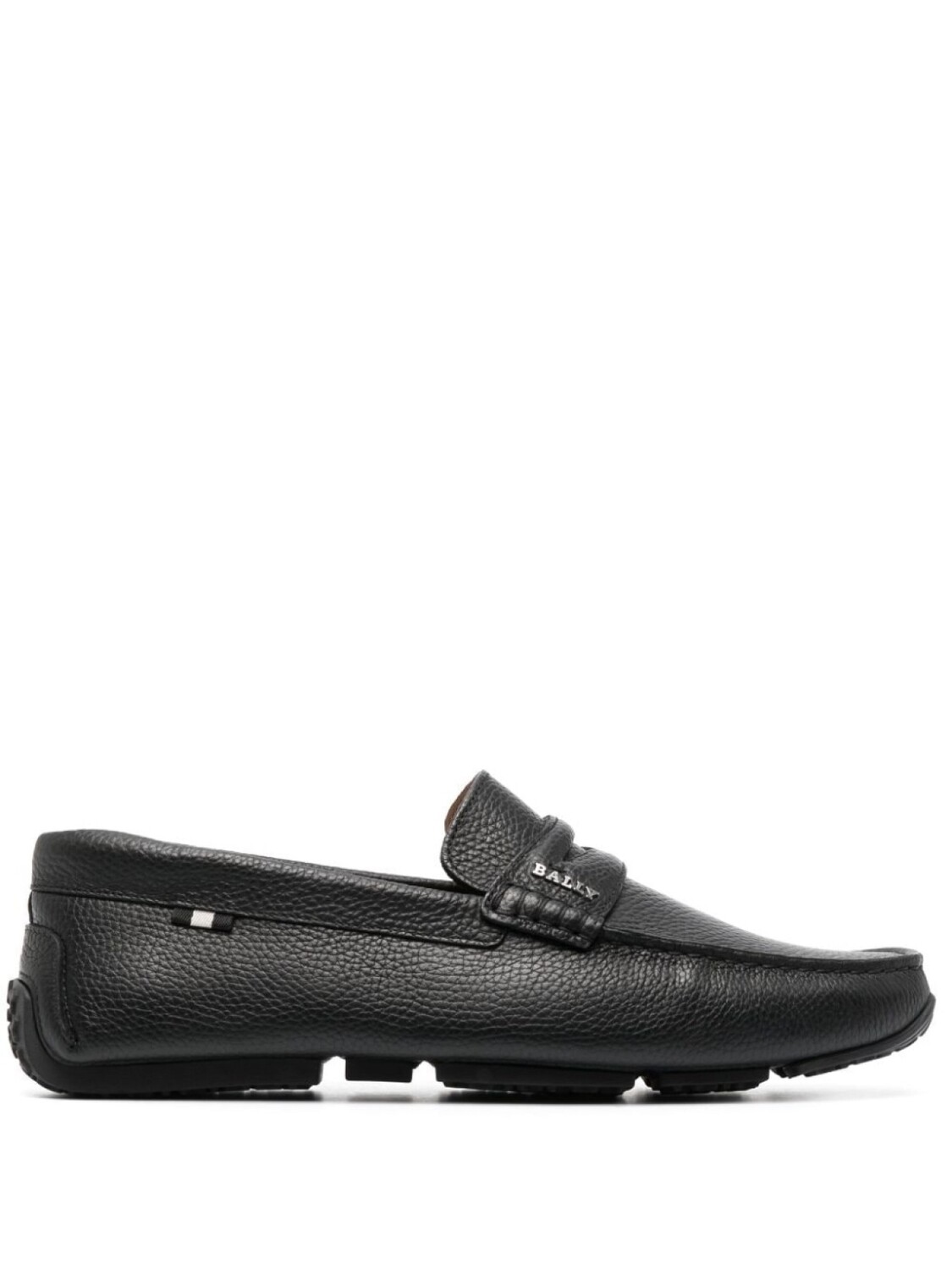 

Bally лоферы из зернистой кожи, черный