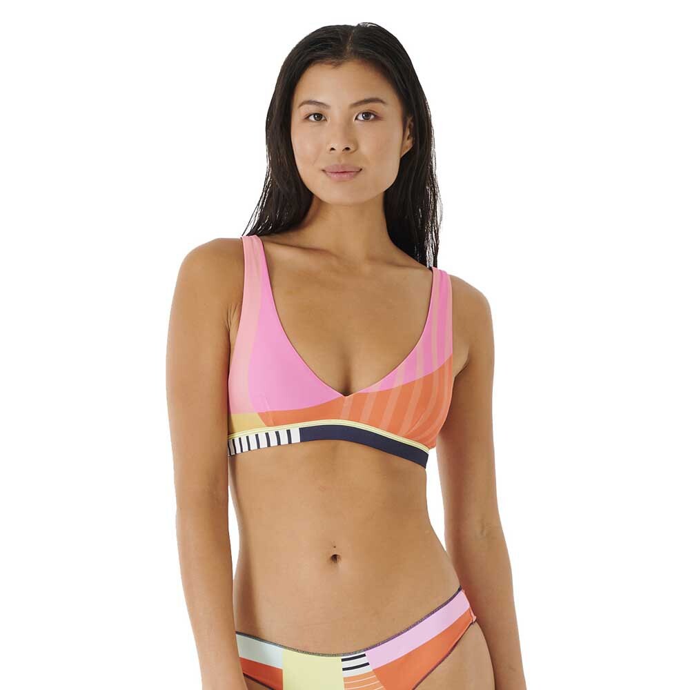 

Топ бикини Rip Curl Day Break Triangle, розовый
