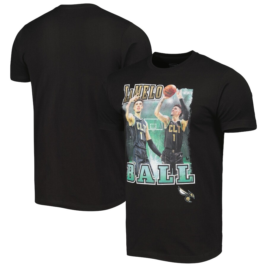 

Футболка с коротким рукавом Stadium Essentials Charlotte Hornets, черный