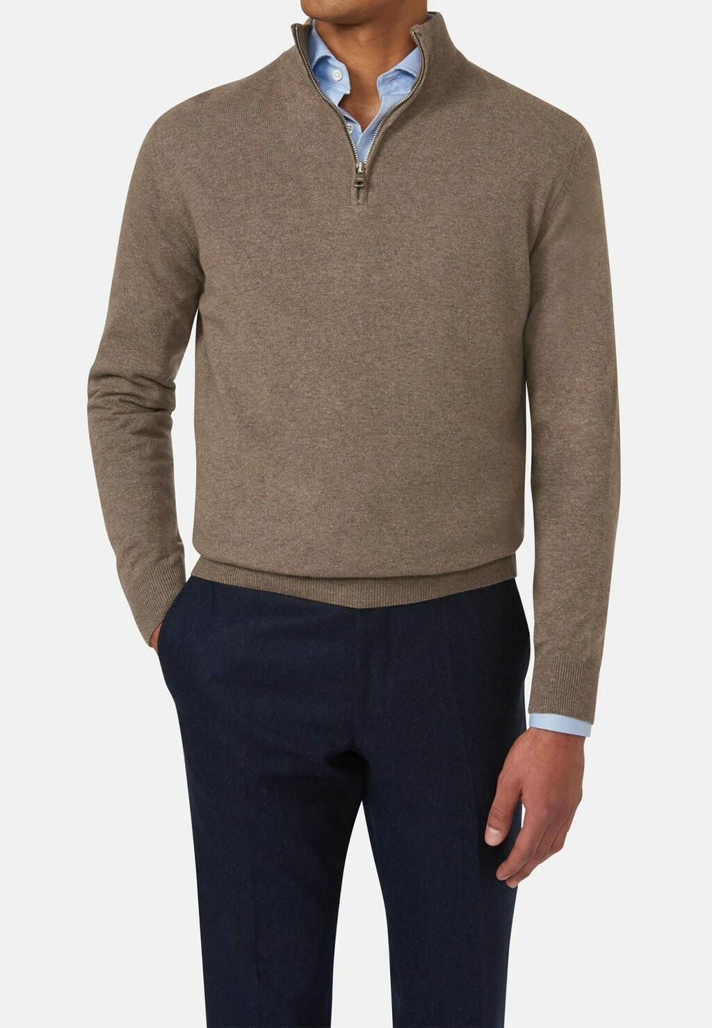 

Вязаный свитер PATTON Oscar Jacobson, цвет walnut beige