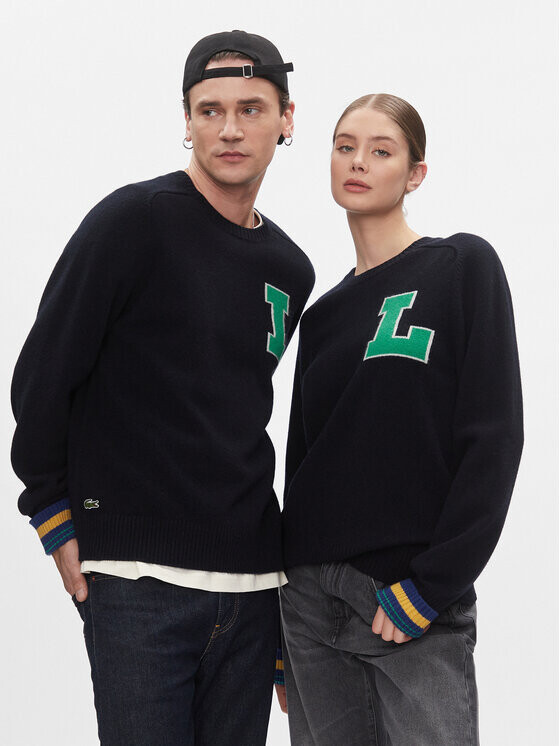 

Свитер обычного кроя Lacoste, синий