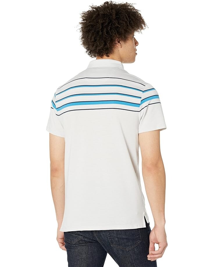 

Поло Original Penguin Golf Slub Color-Block Polo, ярко-белый