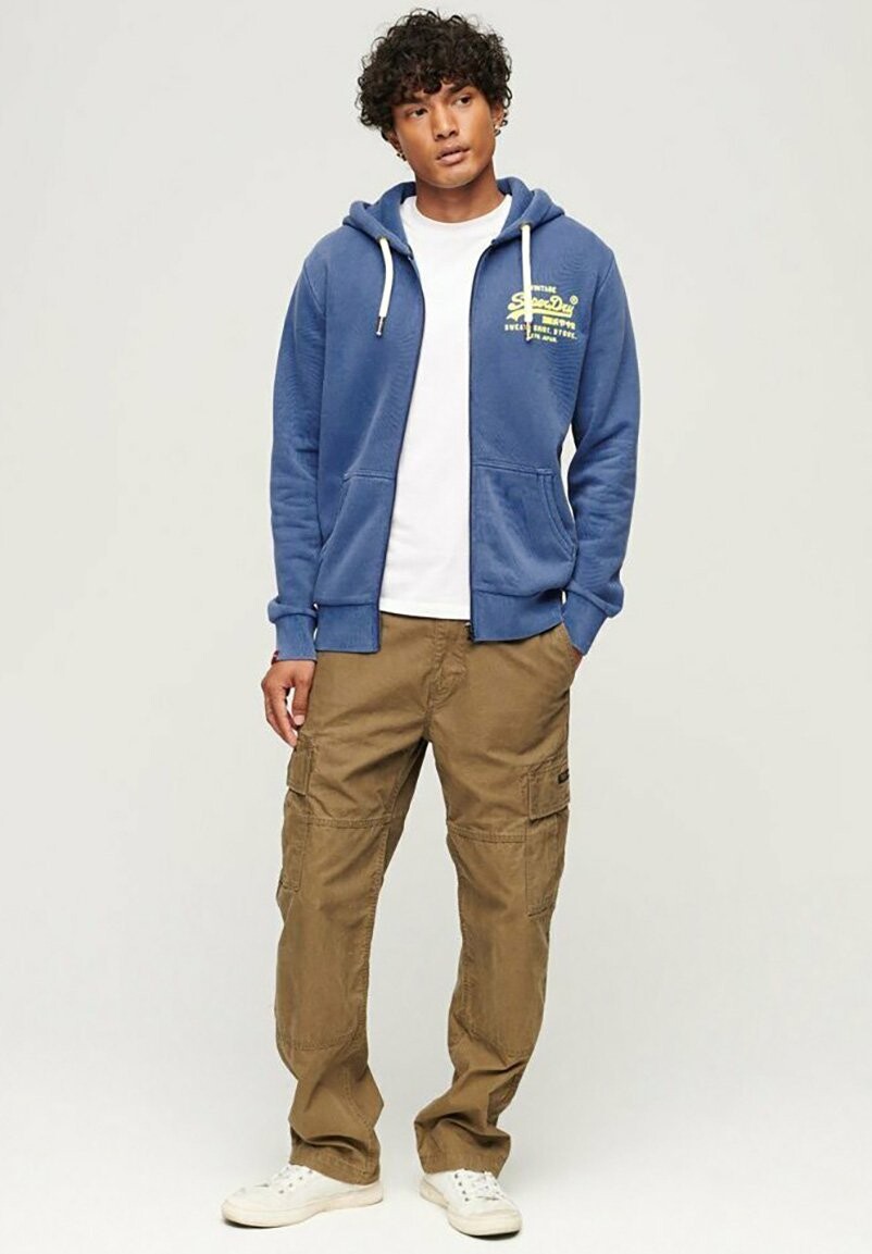 

Свитшот на молнии Superdry, Синий