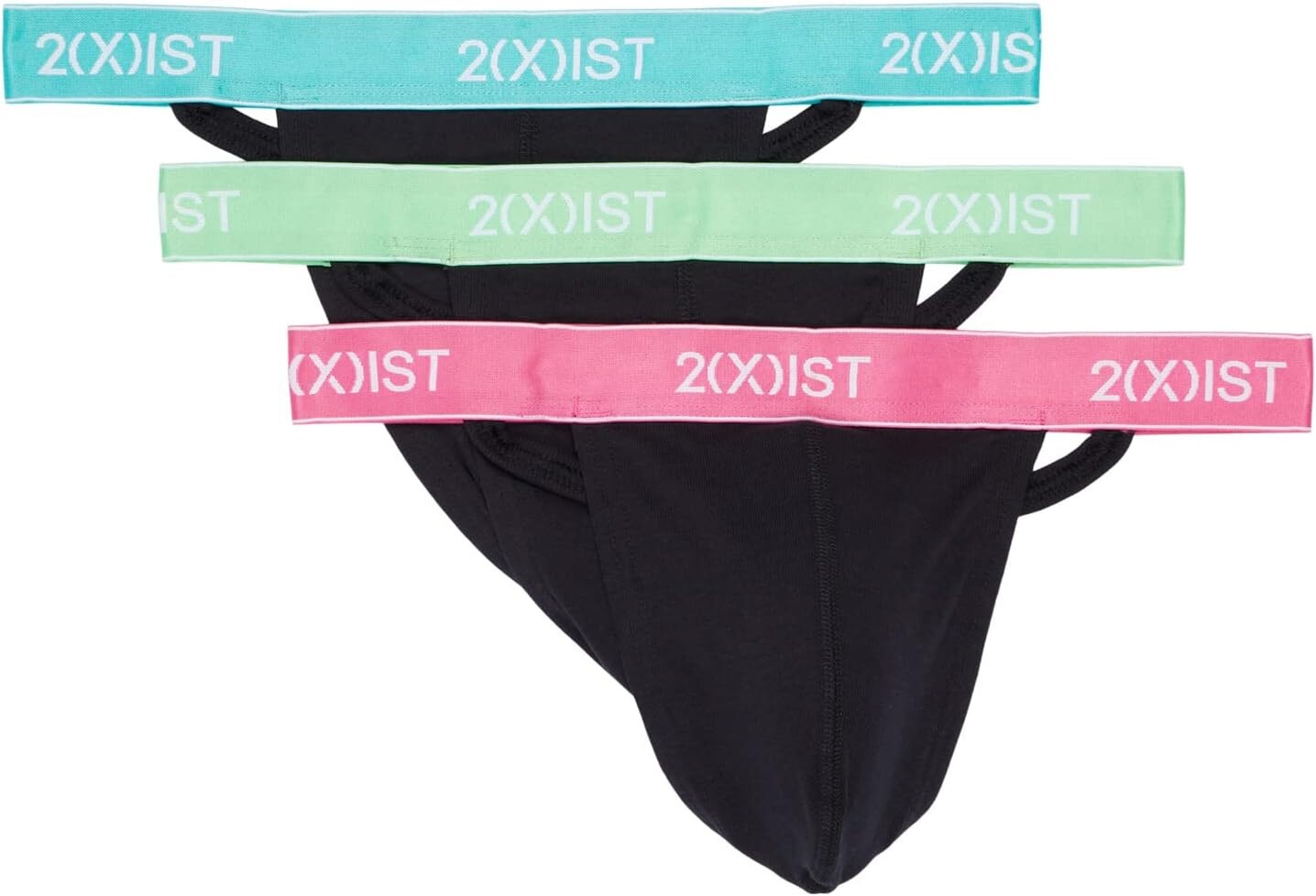 

Трусы Cotton 3-Pack Thong 2(X)IST, цвет Turquoise/Summer Green/Carmine Rose
