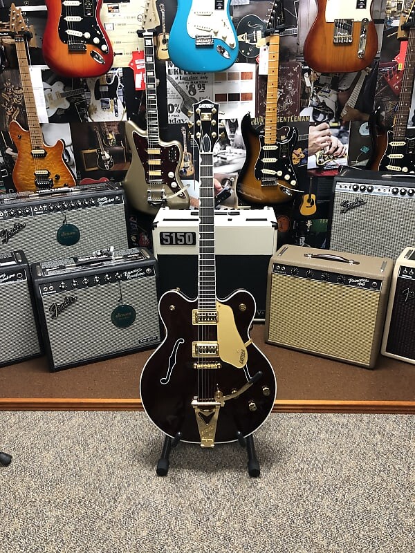

Электрогитара Gretsch G6122TG Players Edition Country Gentleman with String-Thru Bigsby- Walnut Stain