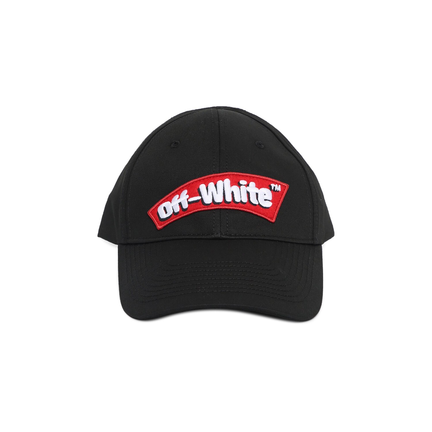 

Бейсбольная кепка Off-White Candy Logo, цвет Черный/Красный