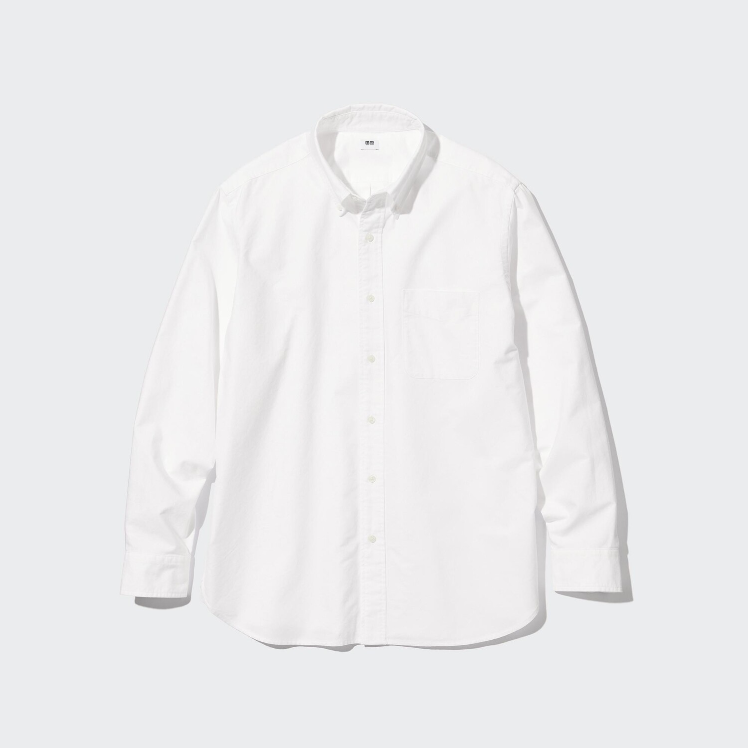 

Рубашка UNIQLO Oxford стандартного кроя, молочный