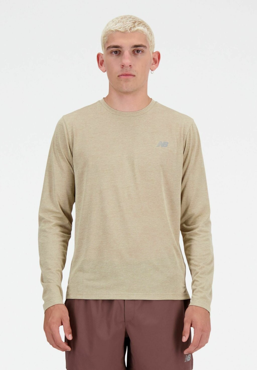 

Топ с длинными рукавами ATHLETICS RUN New Balance, цвет stoneware heather