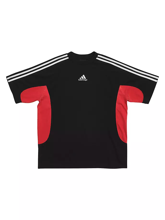 

Футболка среднего кроя Balenciaga / Adidas Balenciaga, черный