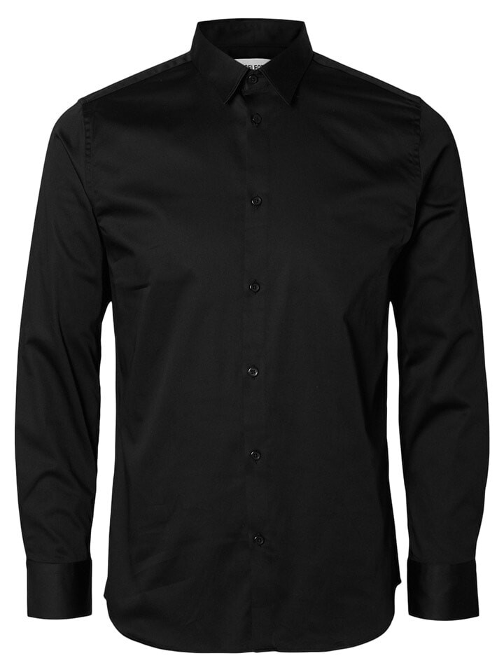 

Рубашка SELECTED HOMME, черный