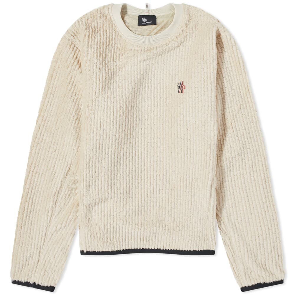 

Moncler Grenoble Свитер с круглым вырезом, бежевый