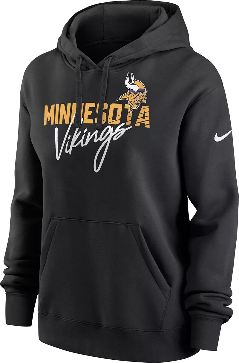 

Женская черная худи Nike Minnesota Vikings Team Slant