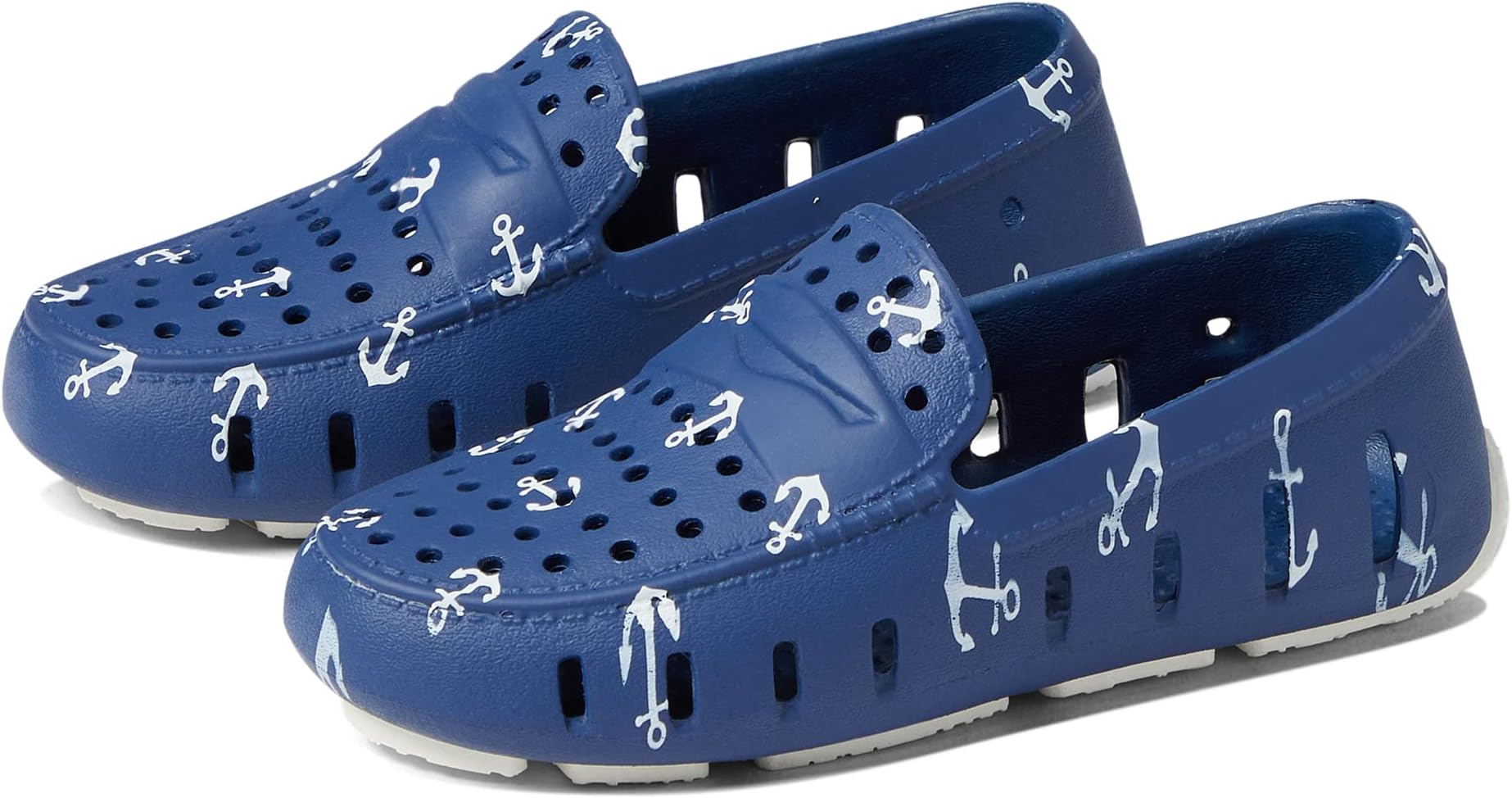 цена Лоферы Floafers Kids Prodigy Driver EVA Loafers Floafers, цвет Navy Anchor