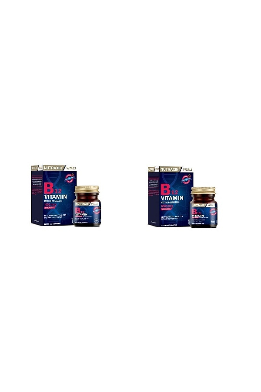 

Nutraxin Витамин B12 1000 мкг*2