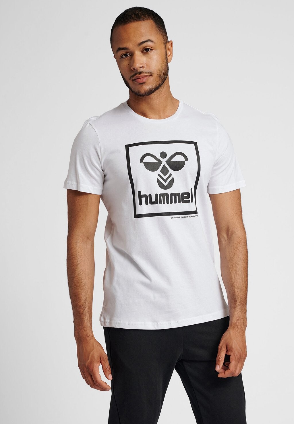 

Футболка с принтом Hummel, белый