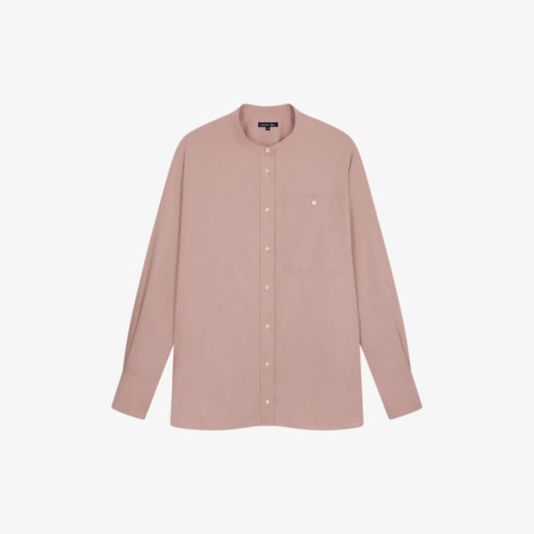 Рубашка Vannes с воротником-стойкой и манжетами на пуговицах Soeur, розовый