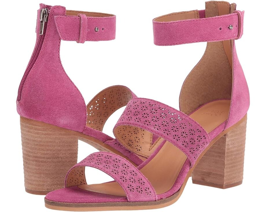 

Туфли Frye Bryn Perf Sandal, цвет Magenta Suede