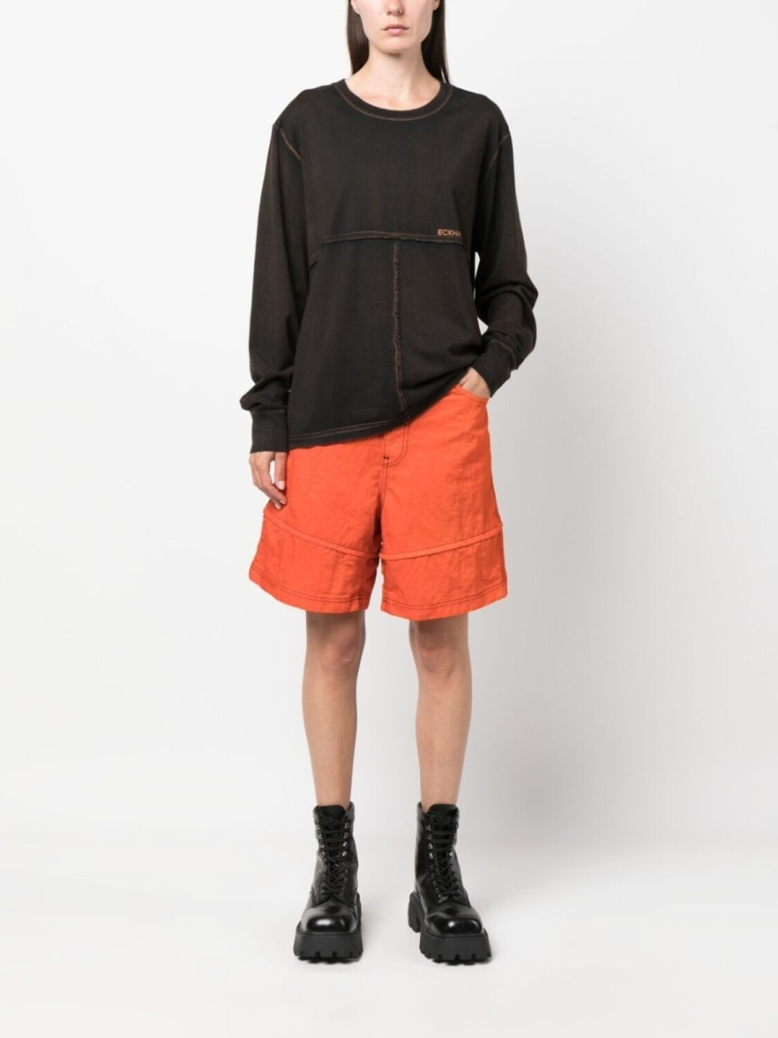 

Eckhaus Latta толстовка с логотипом, черный