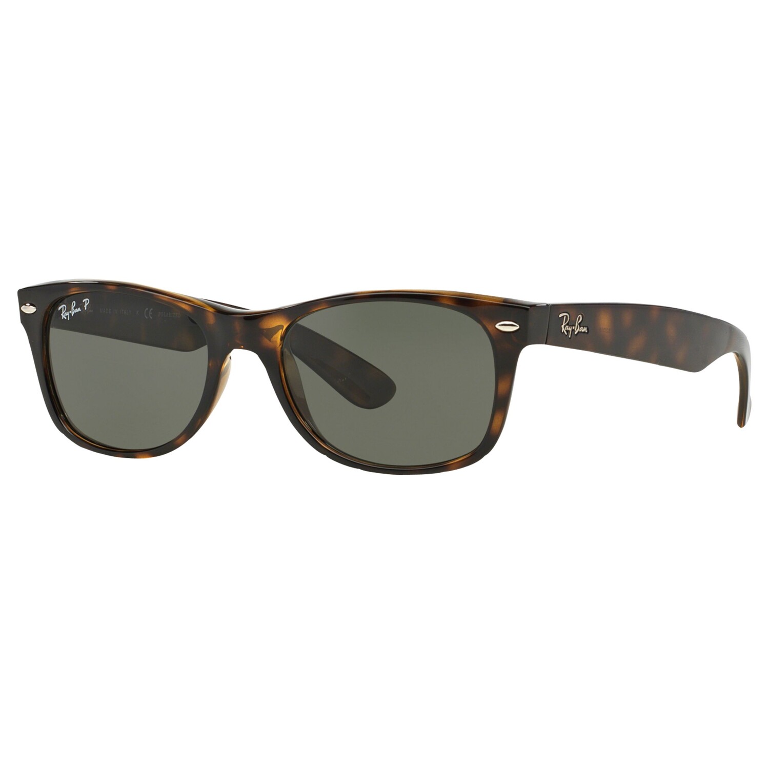 

Ray-Ban RB2132 Поляризованные солнцезащитные очки унисекс New Wayfarer, черепаховый цвет