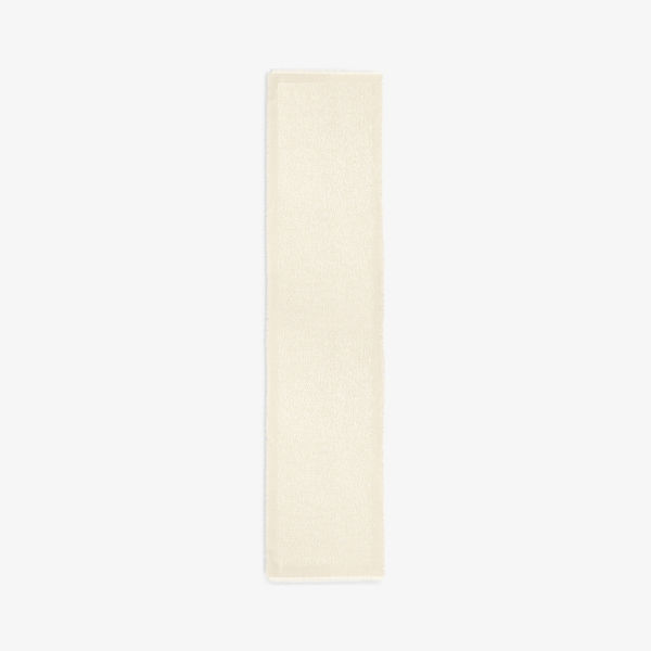 Шарф из смесовой шерсти с принтом Anagram и бахромой Loewe, цвет angora шарф loewe из смесовой шерсти с принтом цвет белый зеленый