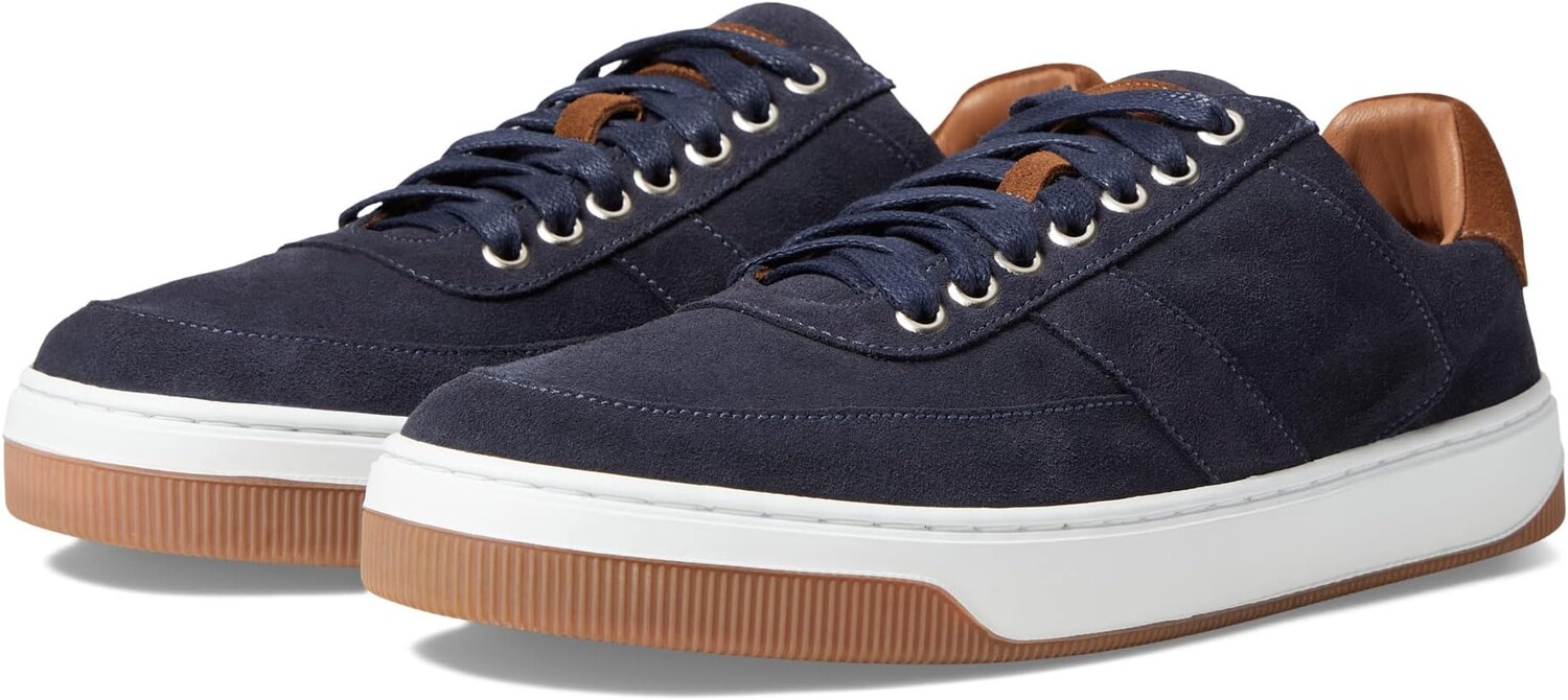 Кроссовки Vantage Suede Sneakers Peter Millar, темно-синий