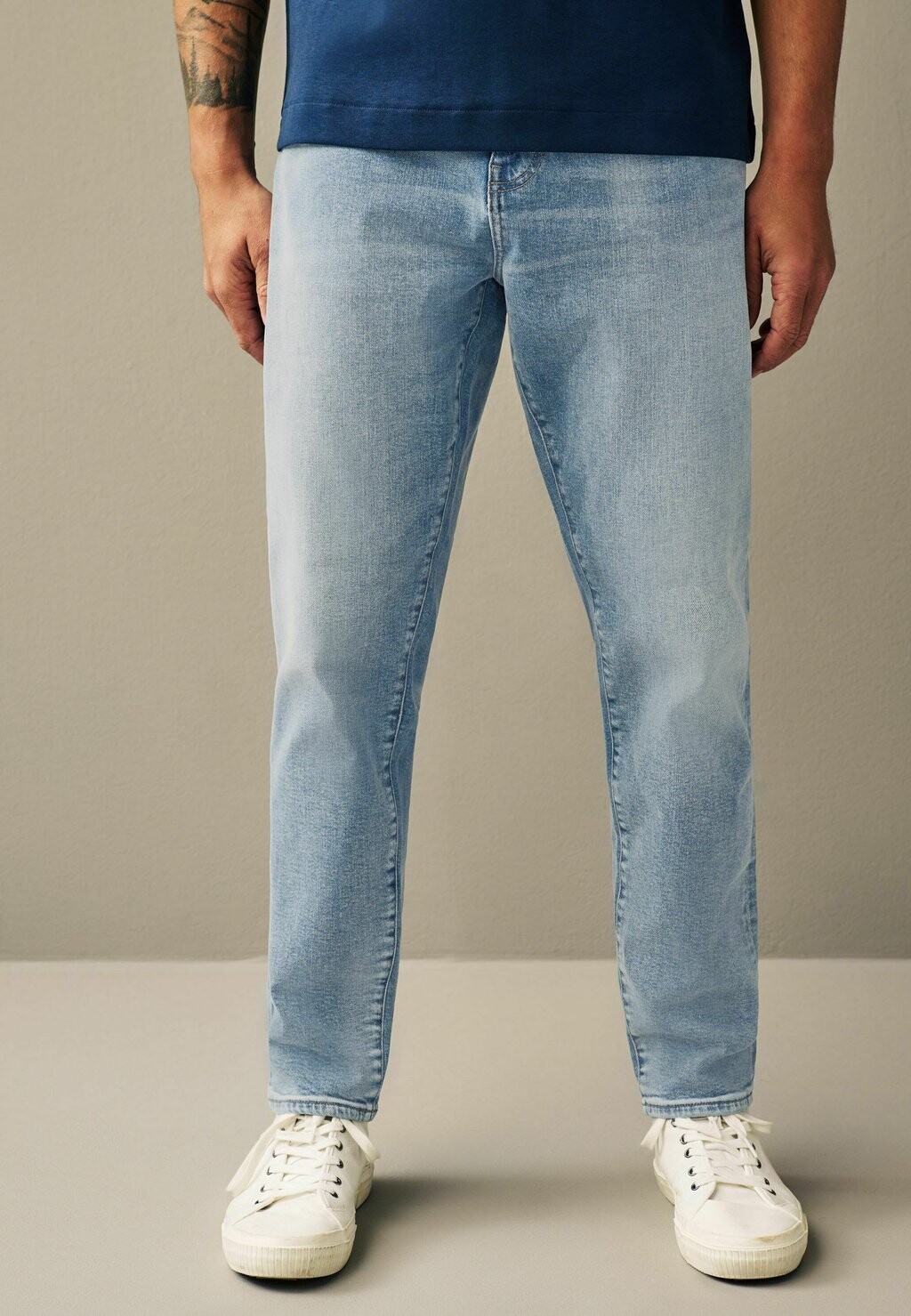 

Джинсы зауженного кроя VINTAGE STRETCH Next, цвет sky blue