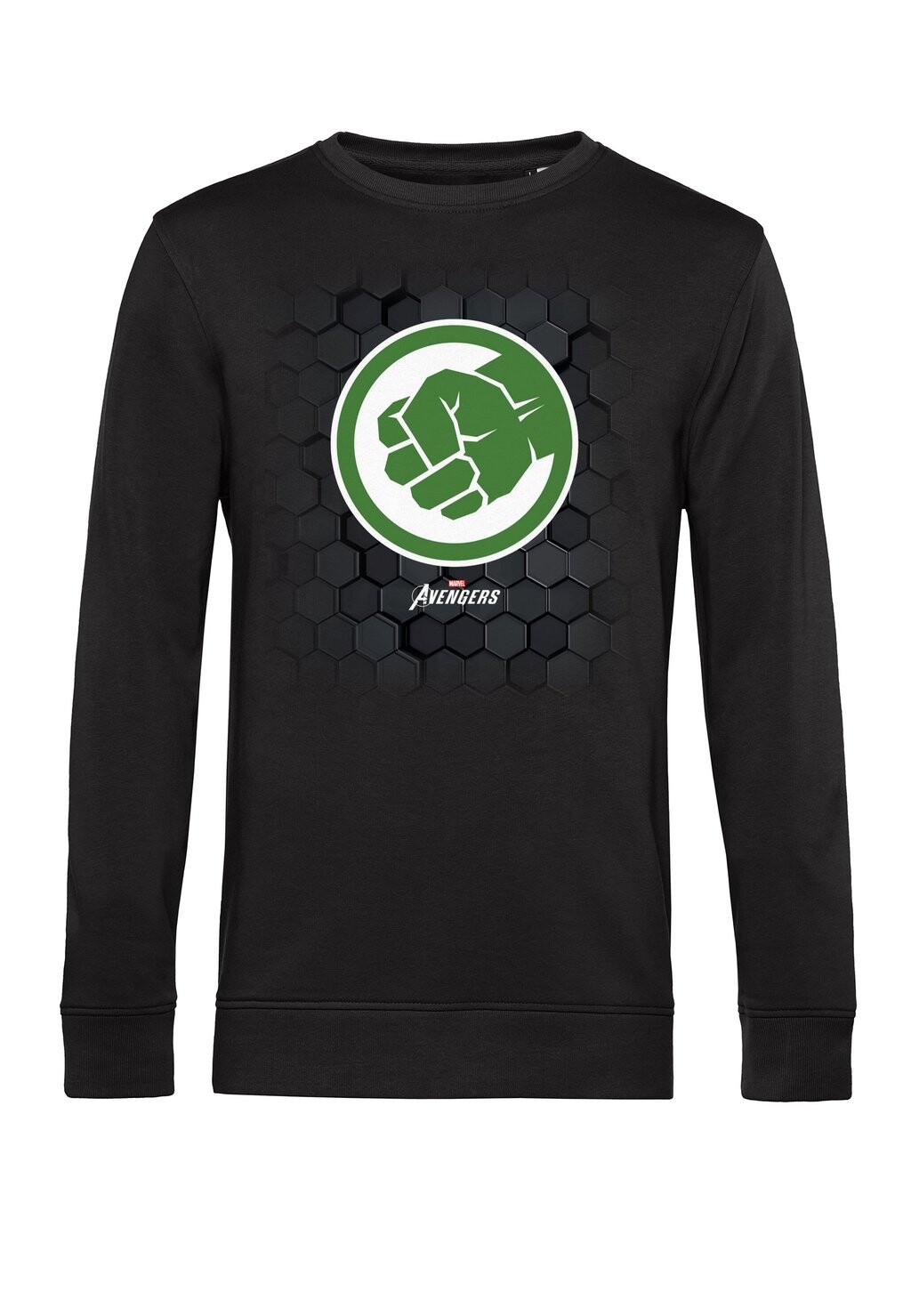 

Толстовка MARVEL HULK HEX Marvel, черный